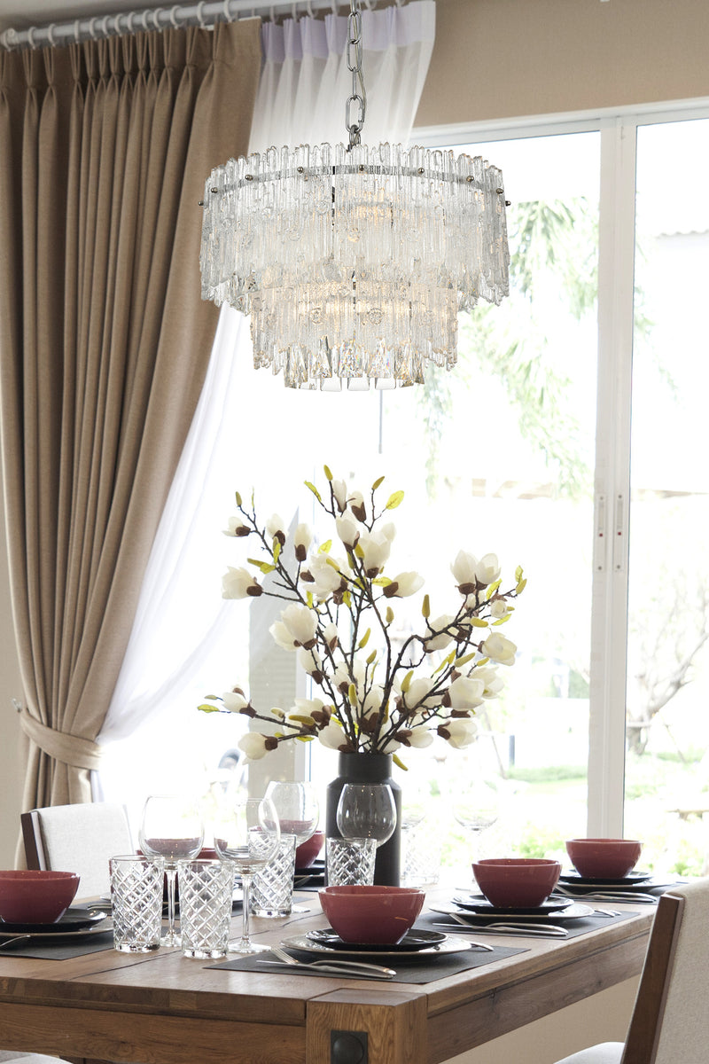 Emilia 15 inch Pendant Light in Chrome