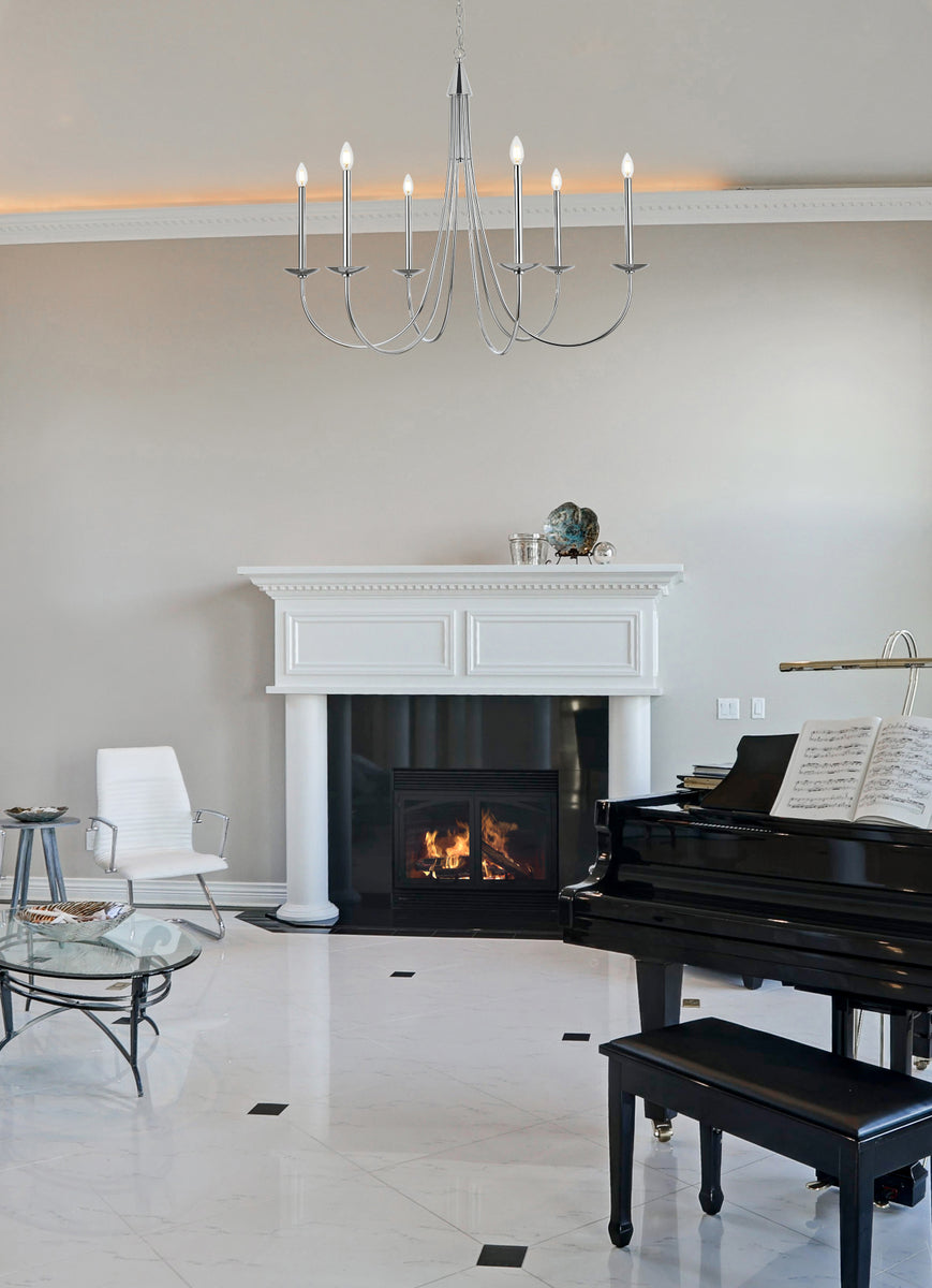 Cohen 42 inch chandelier in Chrome