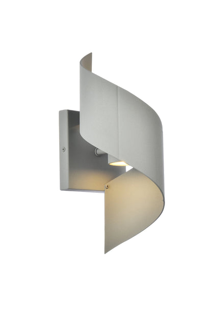Raine Integrated LED wall sconce  in silver
