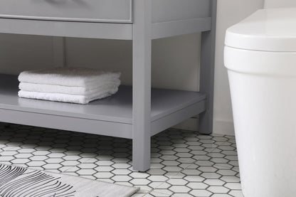 60 inch double bathroom vanity in gray