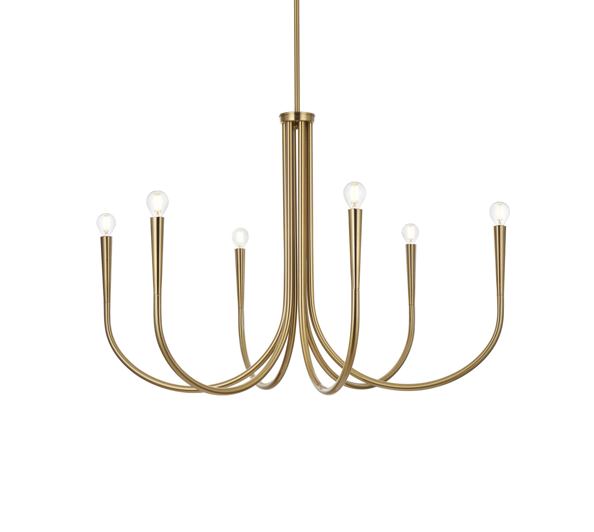 Layne 36 inch chandelier in Gold