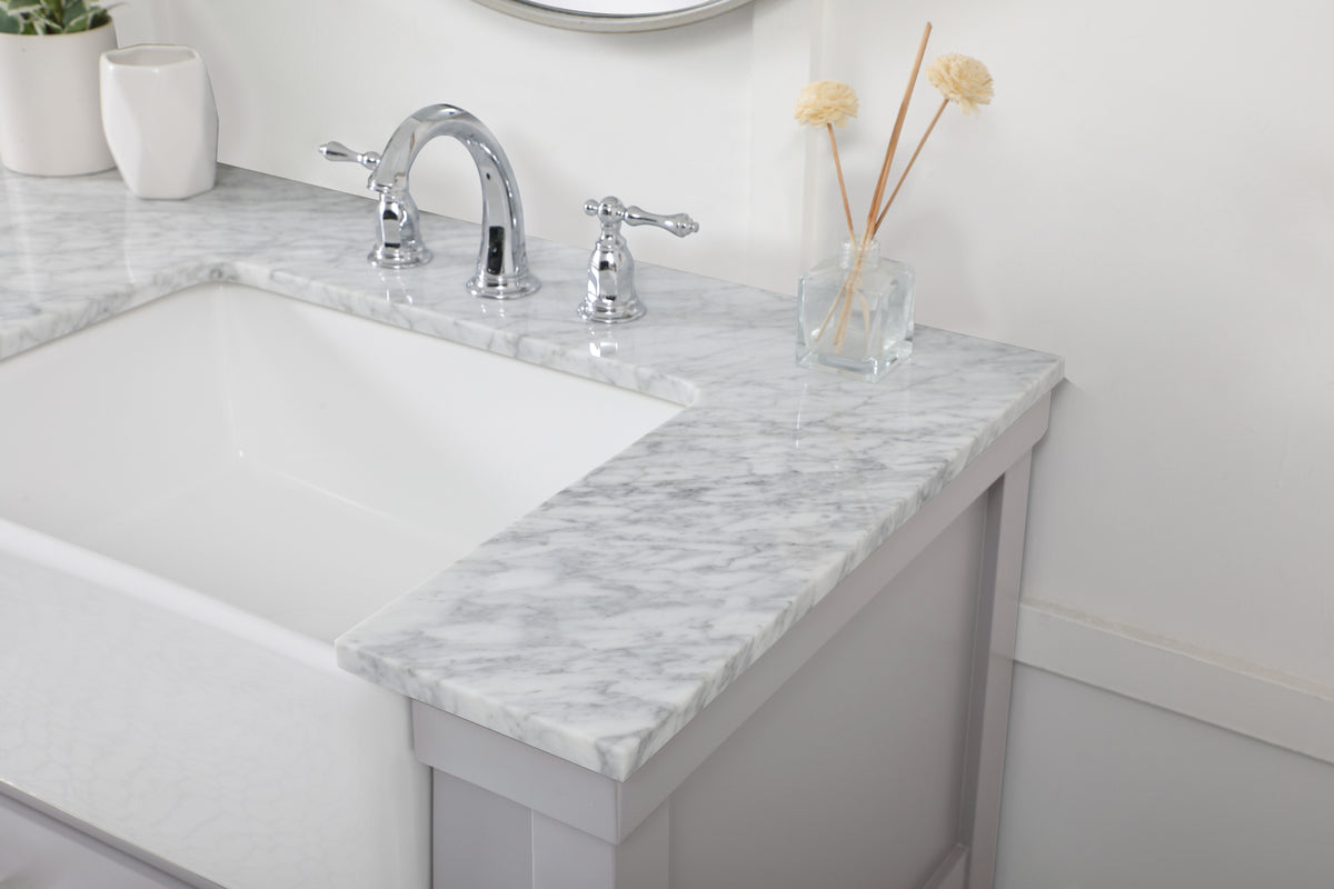 72 inch double bathroom vanity in grey