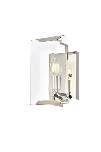 Monaco 1 light Golden Iron Wall Sconce Glass Crystal