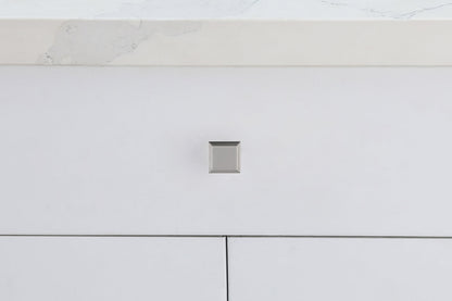 Wilow 1" Brushed Nickel Square Knob Multipack (Set of 10)