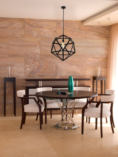 Redmond Collection Pendant D19.7 H22.6 Lt:1 Black Finish