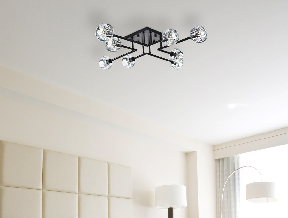 Eren 31 inch Flush Mount in Black