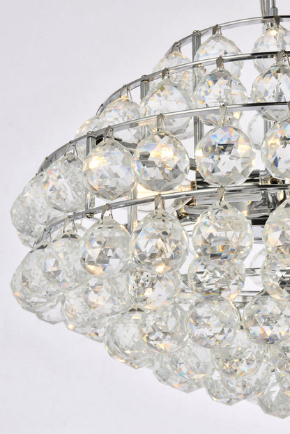 Savannah 18 inch pendant in chrome