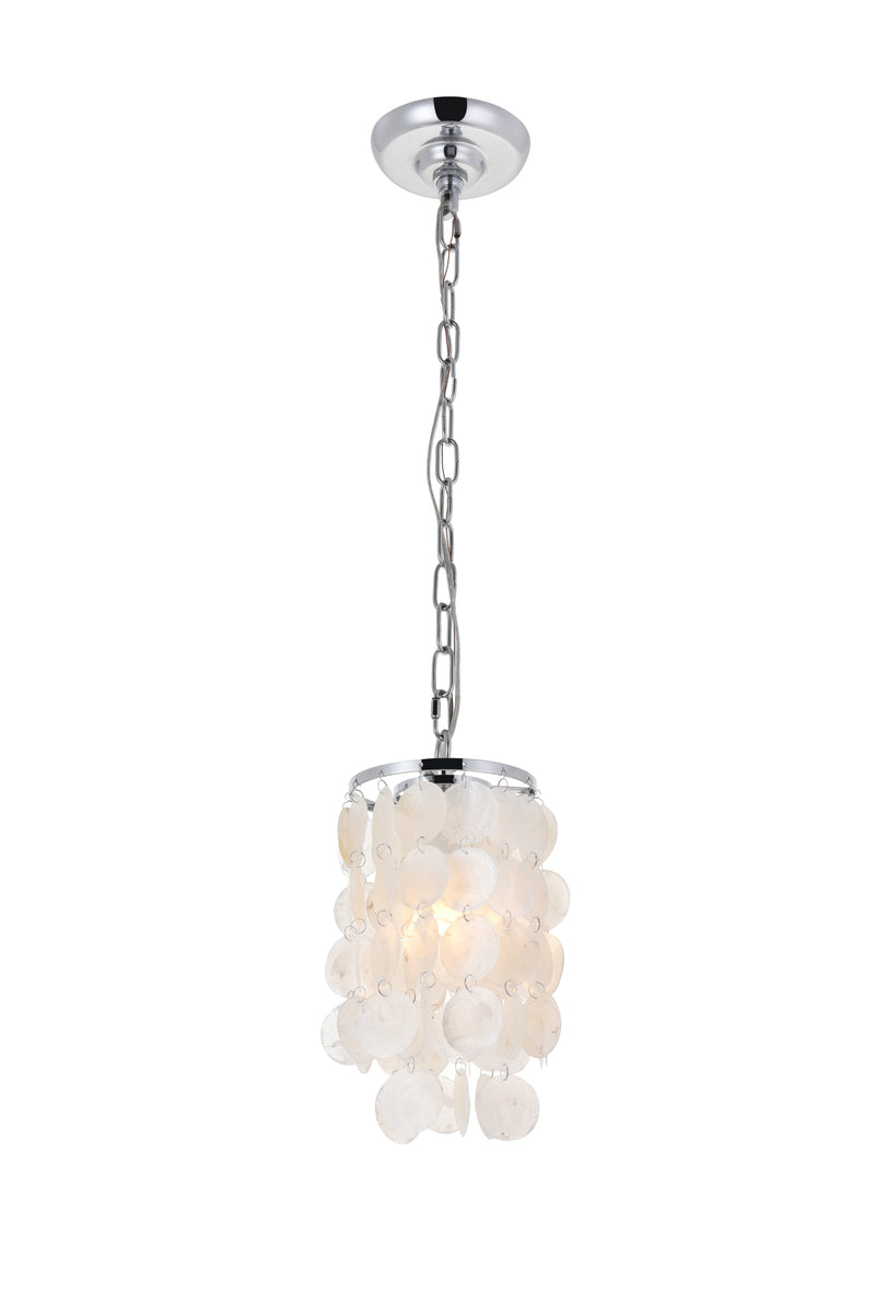 Selene 1 light Chrome Pendant