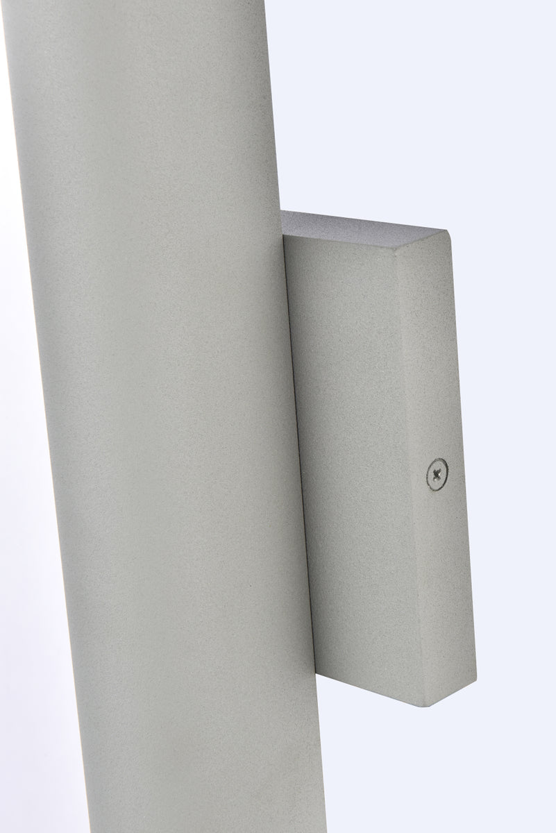 Raine Integrated LED wall sconce in silver