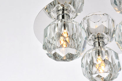 Graham 3 Light Ceiling Lamp in Chrome