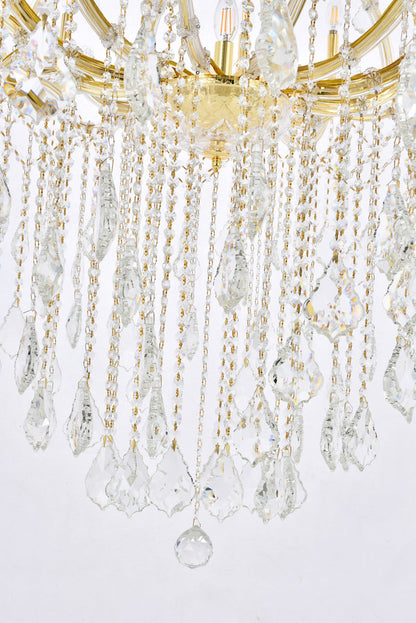Maria Theresa 49 light Gold Chandelier Clear Royal Cut Crystal