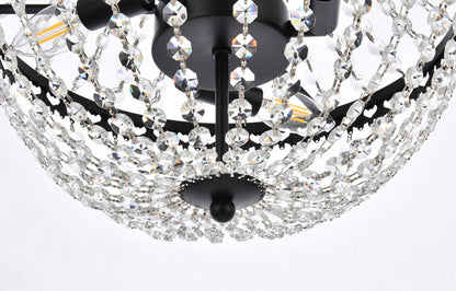 Valeria 14 inch pendant in black