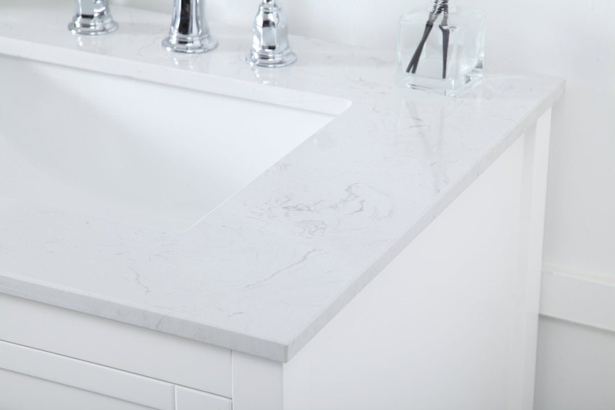 72 inch Double Bathroom Vanity in White