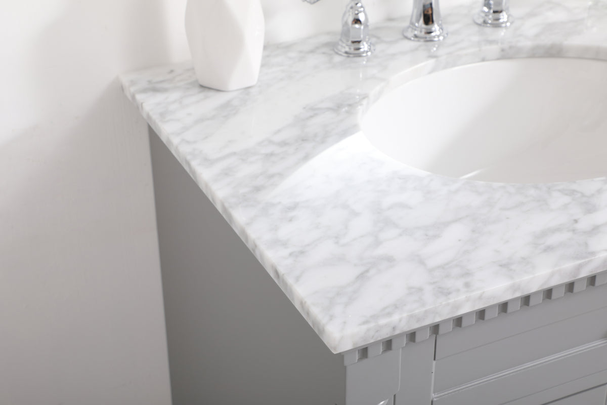 30 inch Single bathroom vanity in  Grey