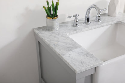 30 inch Single bathroom vanity in grey
