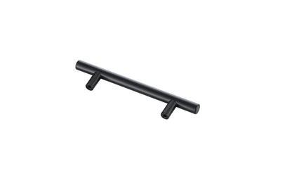 Quinn 4" Center to Center Matte Black Bar Pull Multipack (set of 10)