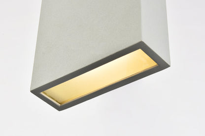 Raine Integrated LED wall sconce  in silver