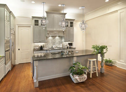 Kirin Collection Pendant D11.3 H16.5 Lt:1 Chrome Finish