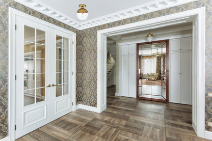 Eclipse 1 Light Brass Flush Mount With Clear Glass