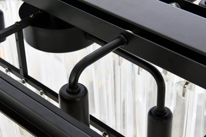 Sydney 12 light Matte Black Chandelier Clear Royal Cut Crystal
