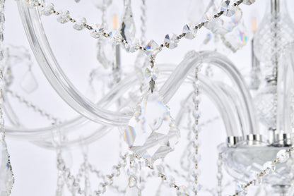 Verona 25 light Chrome Chandelier Clear Royal Cut Crystal