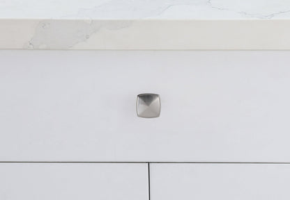 Marcel 1.2" Brushed Nickel Square Knob Multipack (Set of 10)