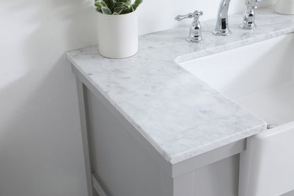 36 inch Single bathroom vanity in grey