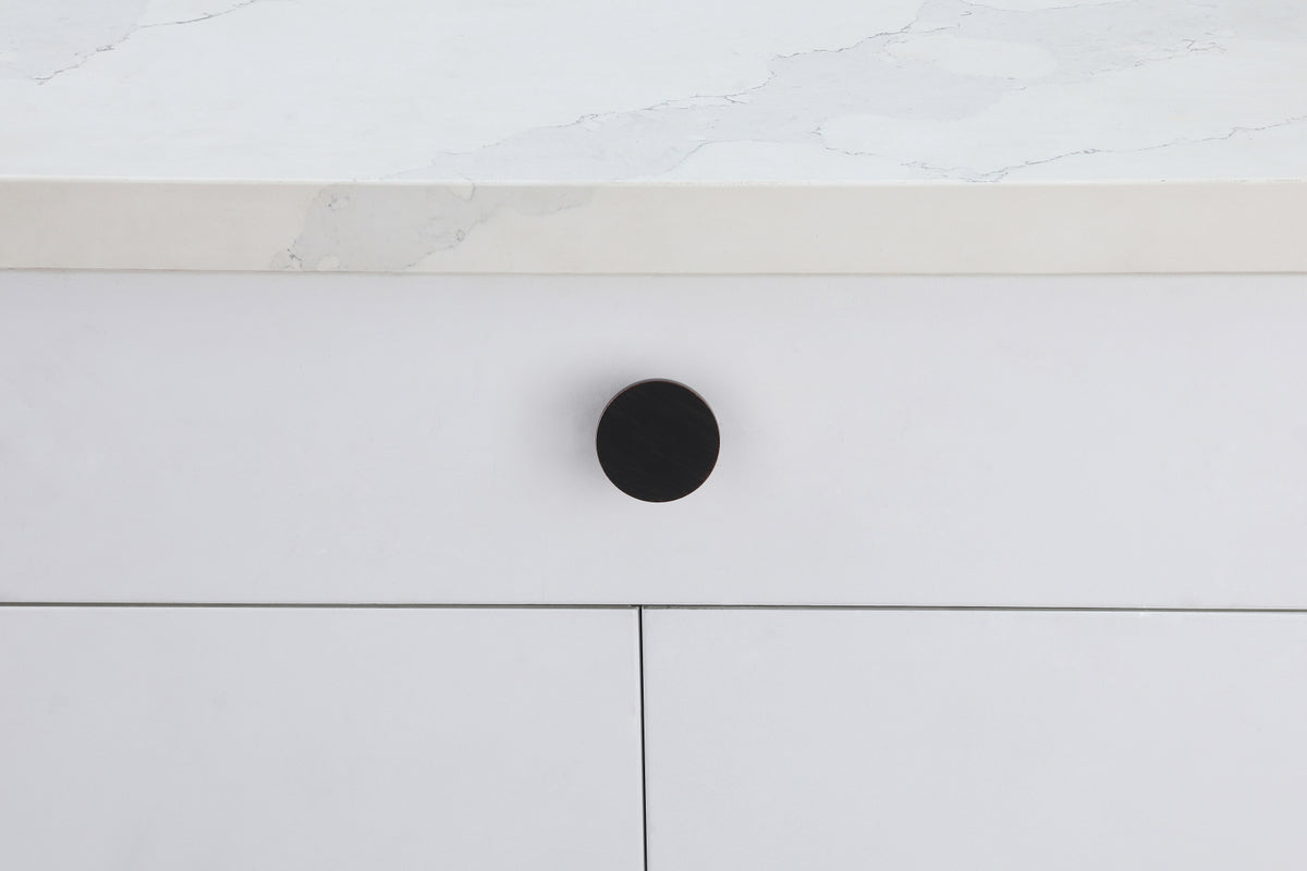 Trovon 1.6" Diameter Oil-rubbed Bronze Oversize Round Knob Multipack (Set of 10)