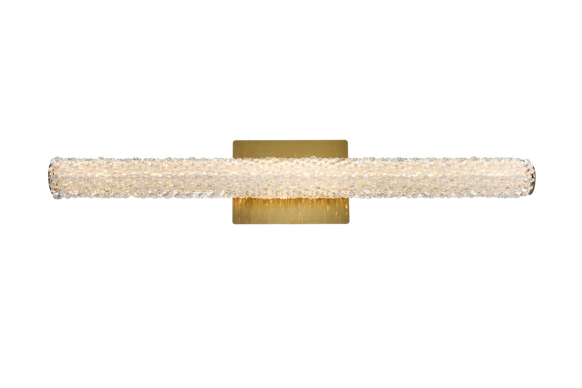 Bowen 30 inch Adjustable LED Wall Sconce in Satin Gold