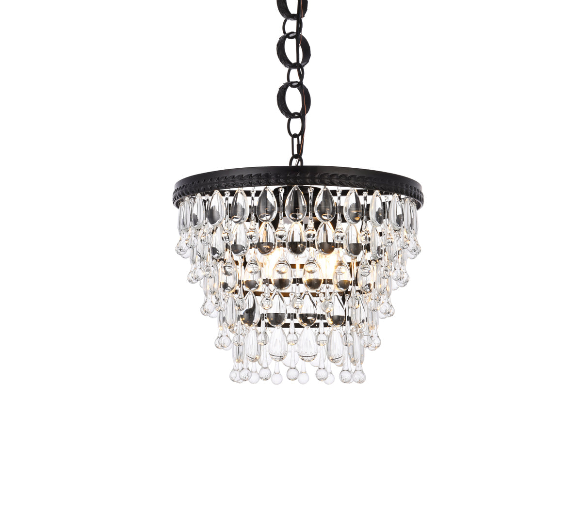 Nordic 4 lights black pendant