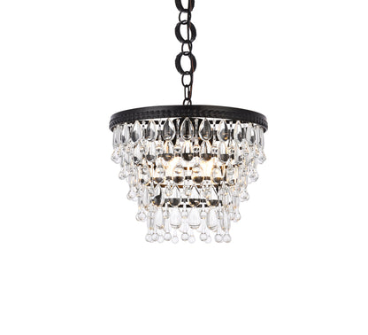 Nordic 4 lights black pendant