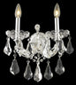 Maria Theresa 2 light Chrome Wall Sconce Clear Royal Cut Crystal