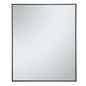Metal frame rectangle mirror 30 inch in Black