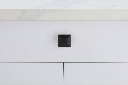 Cecil 1.3" Oil-rubbed Bronze Square Knob Multipack (Set of 10)