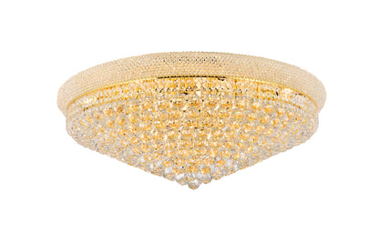 Primo 20 light Gold Flush Mount Clear Royal Cut Crystal