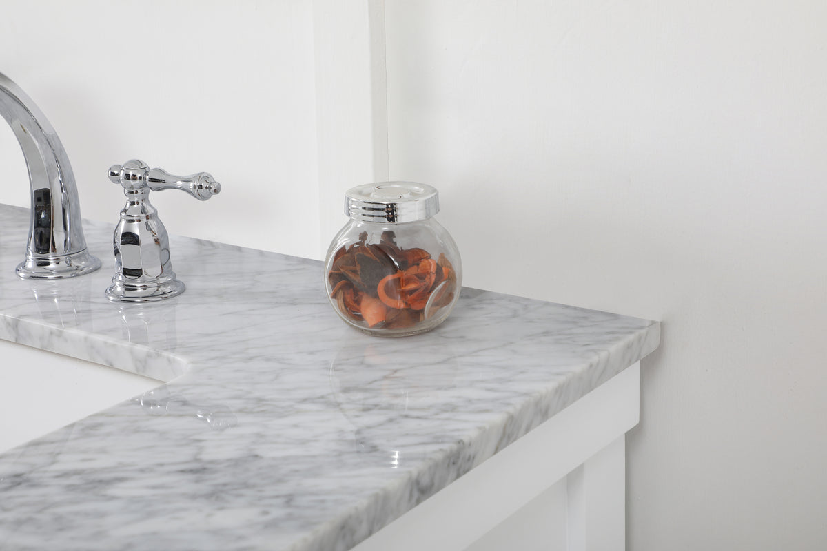 72 inch double bathroom vanity in white