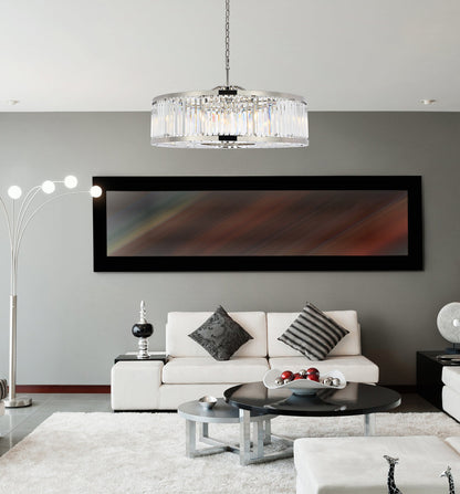 Chelsea 10 light polished nickel Chandelier Clear Royal Cut Crystal