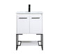 24 inch  Single Bathroom Vanity in White