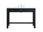48 Inch ADA Compliant Bathroom Vanity In Black