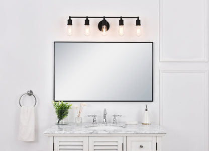 Serif 5 light black Wall Sconce
