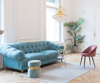 Toureg 15 light Gold Chandelier Clear Royal Cut Crystal