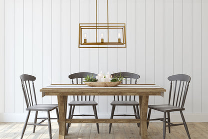 Voir 3 lights pendant in brass