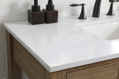 42 Inch ADA Compliant Bathroom Vanity In Natural Oak