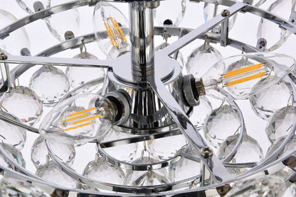 Emilia 16 inch flush mount in chrome