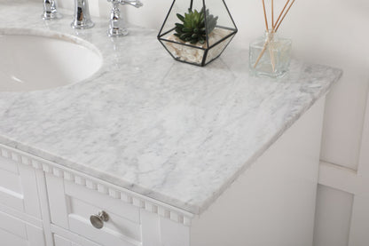 48 inch Single bathroom vanity in  White