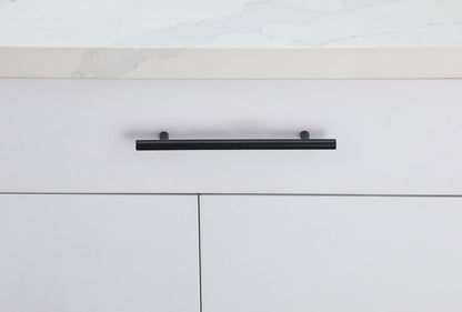 Quinn 6-5/16" Center to Center Matte Black Bar Pull Multipack (set of 10)