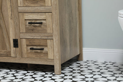 48 inch Single bathroom vanity in natural oak