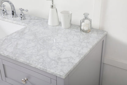 60 inch Single bathroom vanity in grey