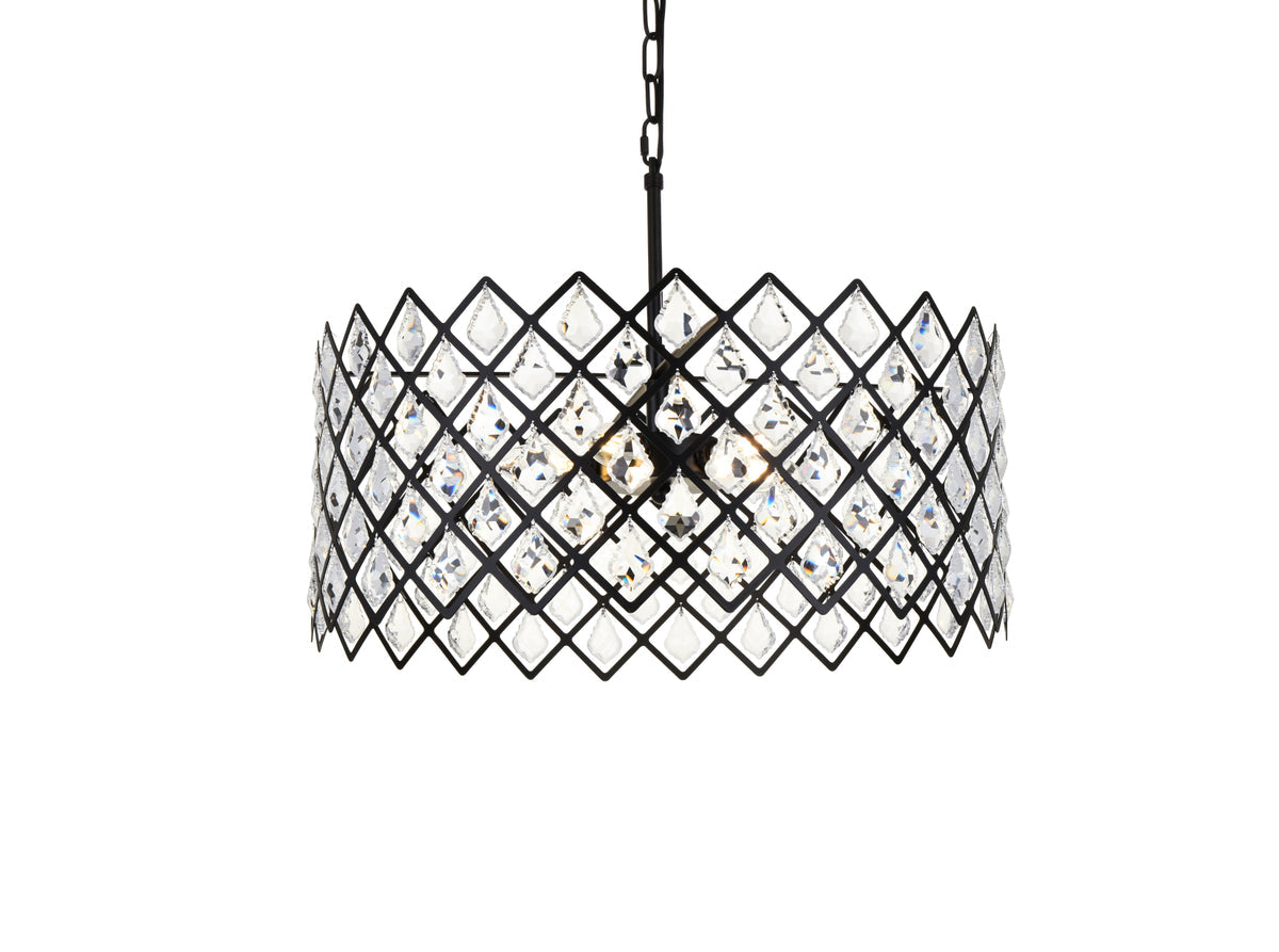 Lyla 21 inch pendant in black