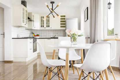 Axel Collection Flushmount D17.1 H16.6 Lt:6 Black and Brass Finish